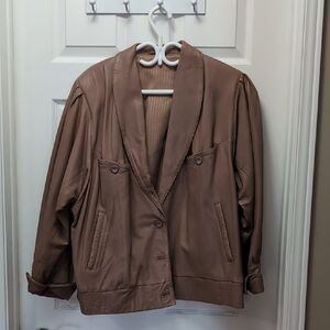 Elegant Tan Women's Blazer